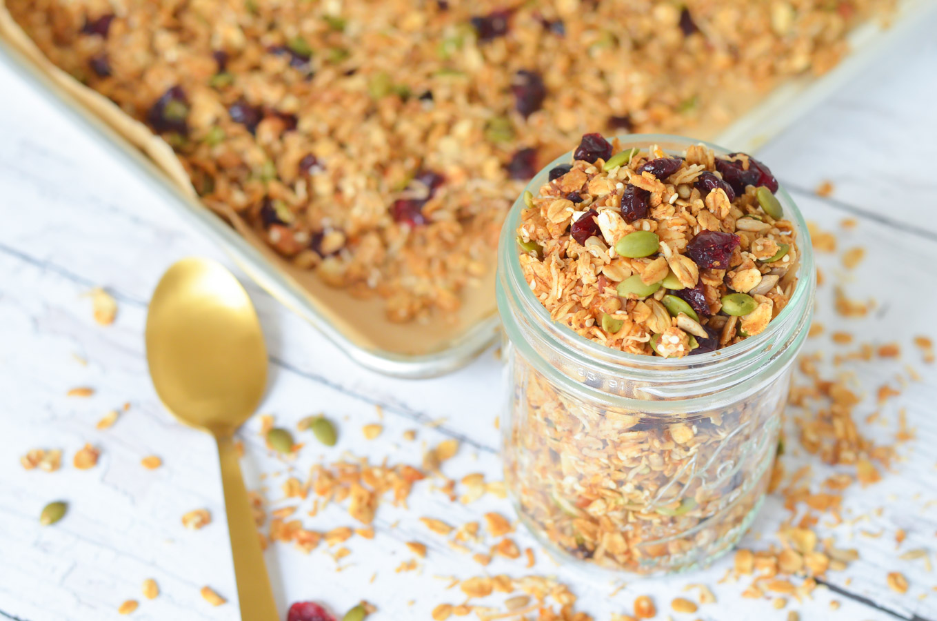 Coconut Sesame Seed Granola Recipe Luci's Morsels