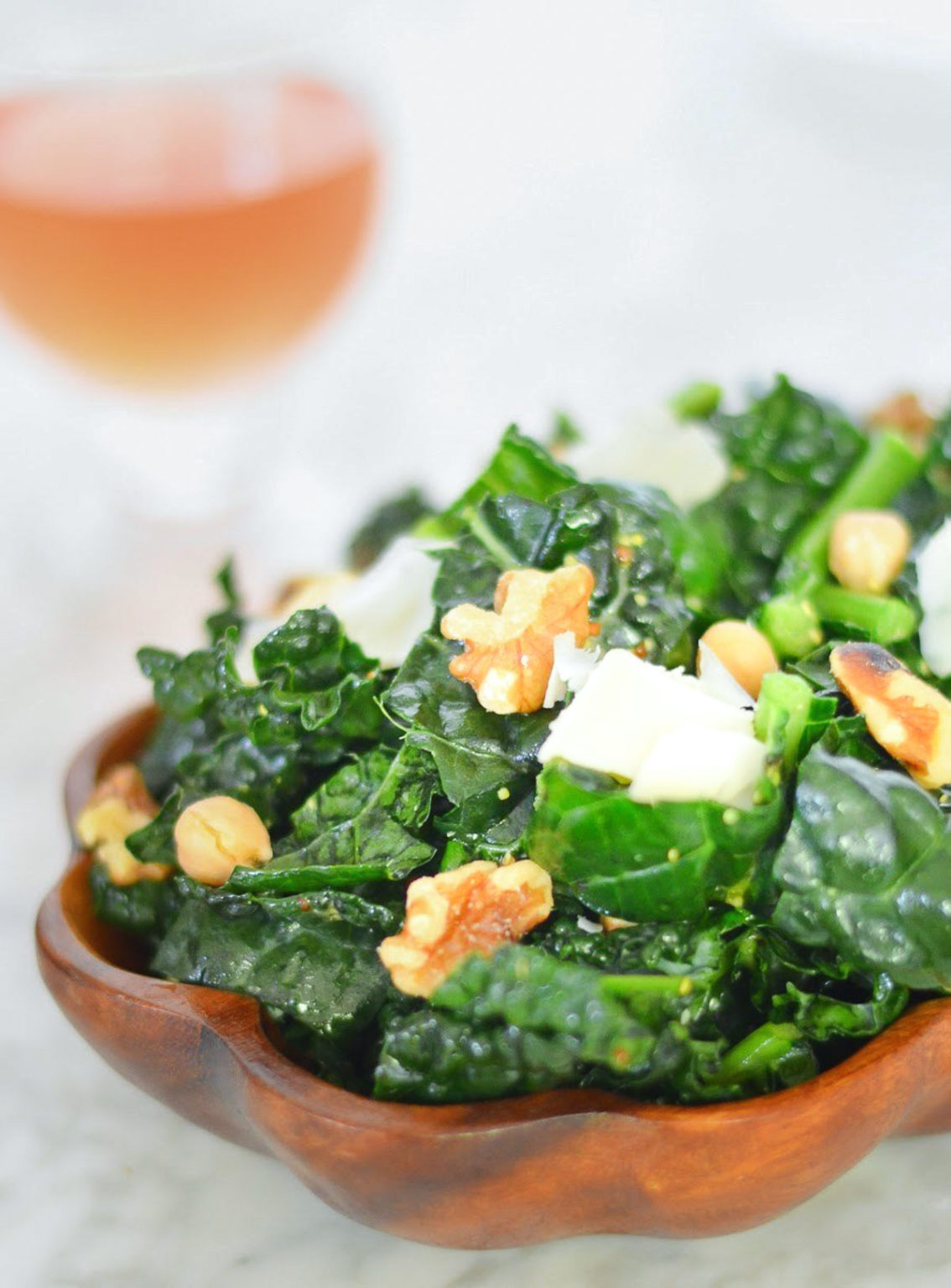 Whole Grain Mustard Vinaigrette + Kale Salad Luci's Morsels