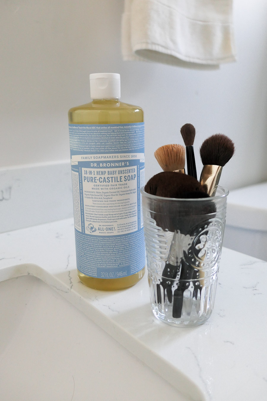How to Clean Makeup Brushes Sustainably