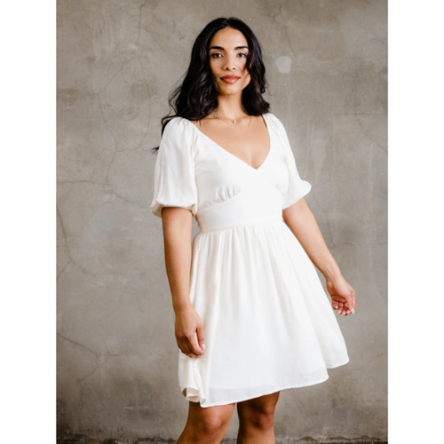 Arden Ruched Mini Dress
