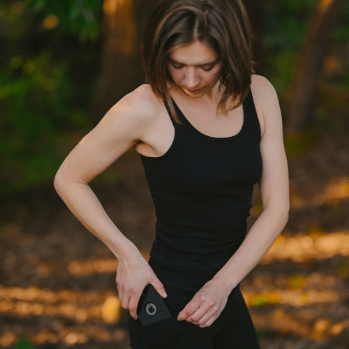 sustainable activewear -  PlantTec™ Compression Tank | Eclipse